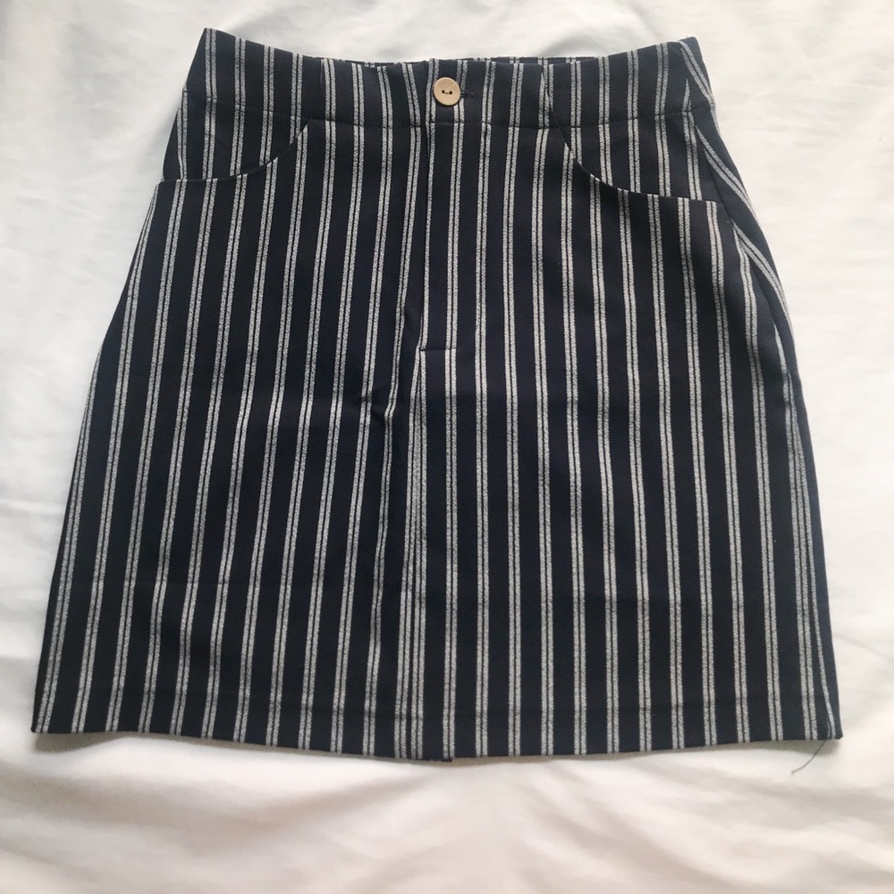 Pull & Bear striped mini skirt